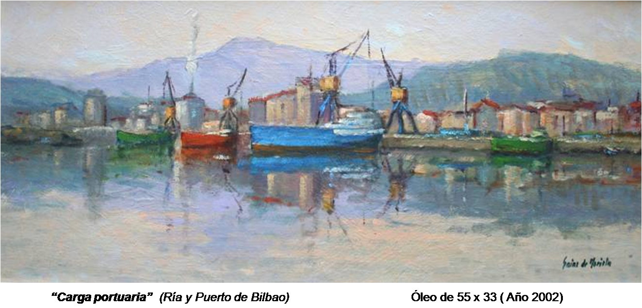 Óleo Carga Portuaria Ria Bilbao 2002