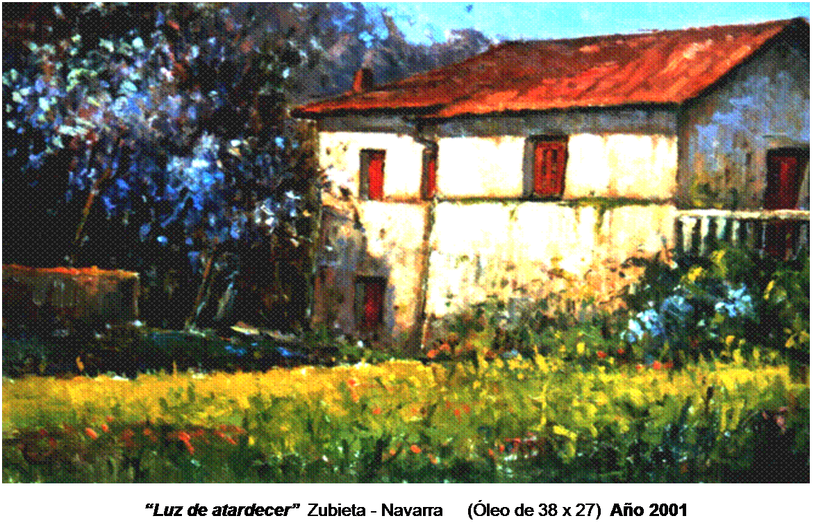 Óleo de Zubieta Caserio