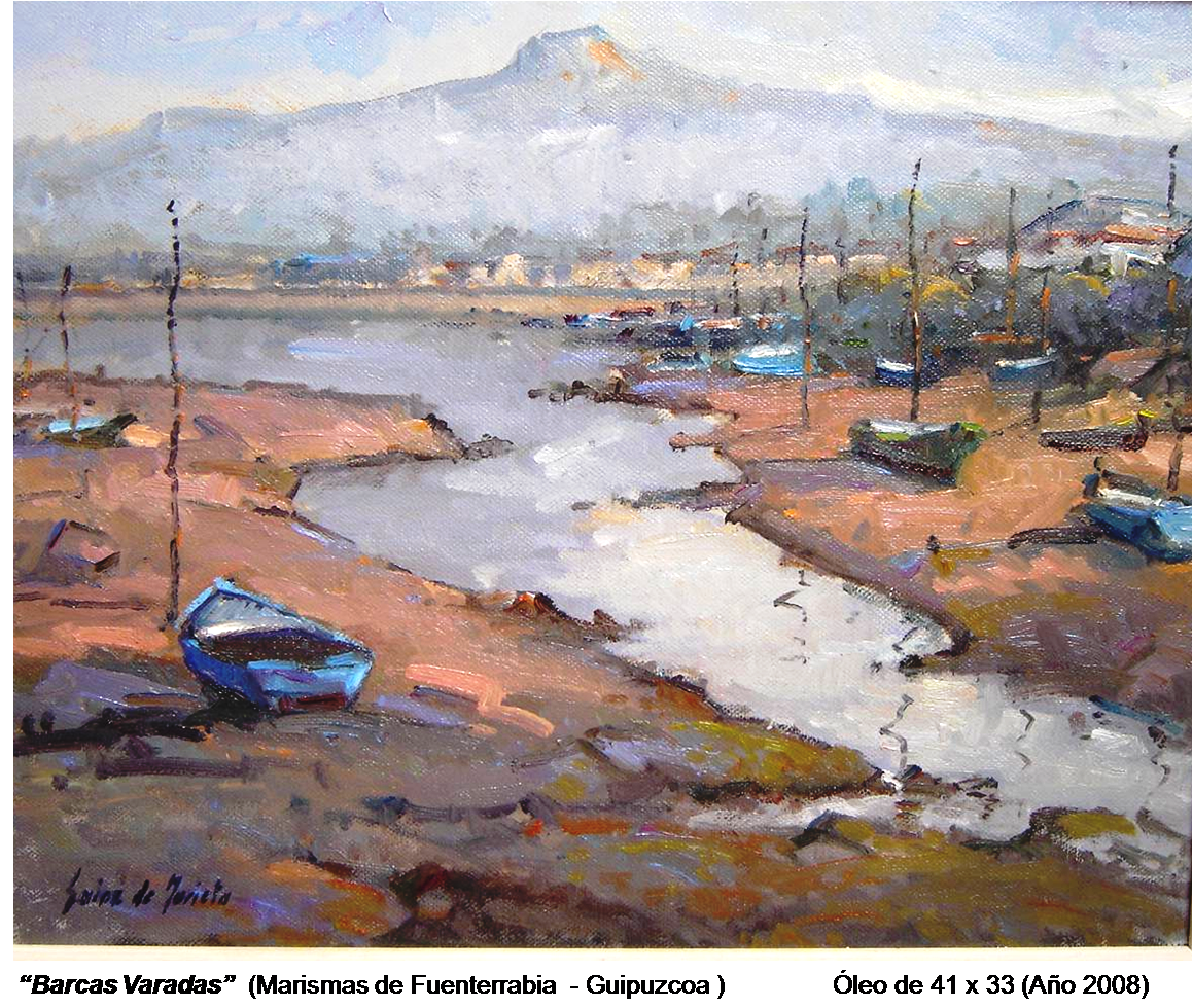 Óleo Marismas Hondarribi 2008