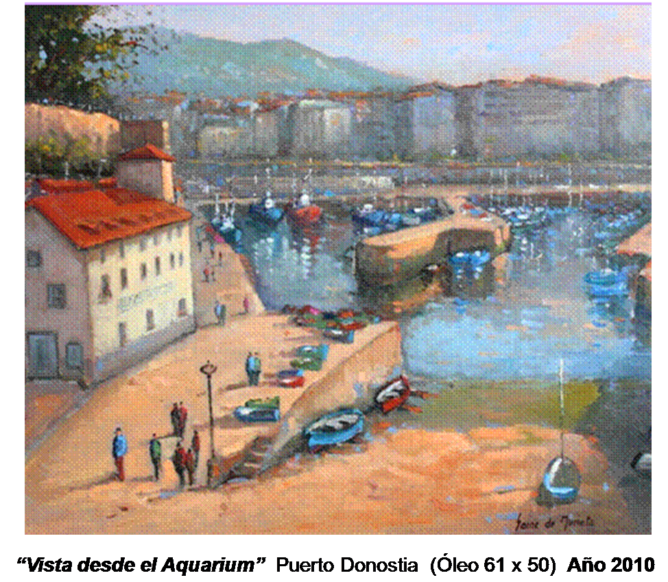 Óleo Muelle Museo Naval