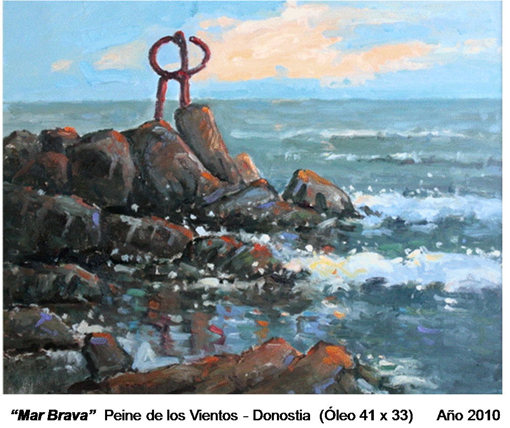 Óleo Peine de los Vientos