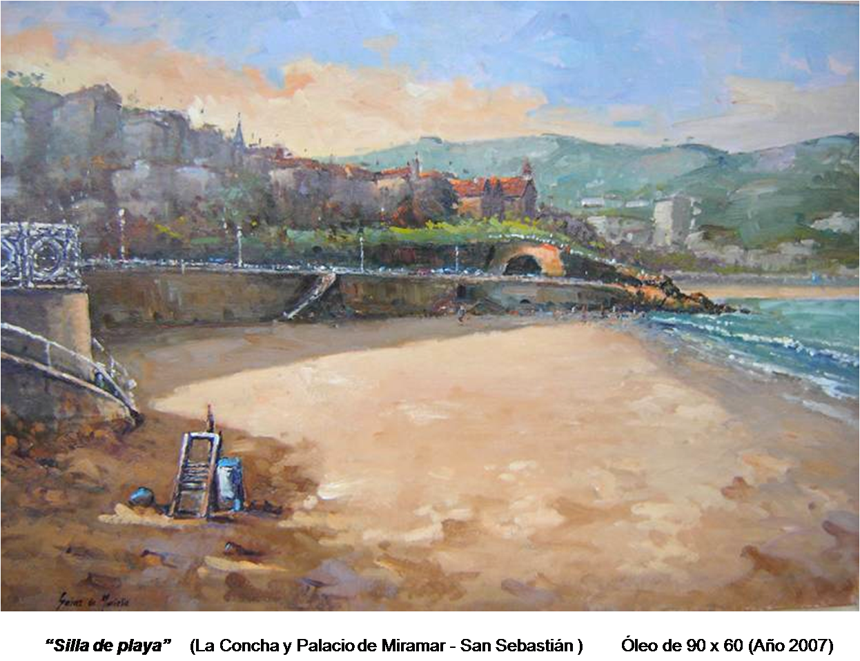 Oleo Playa de la Concha