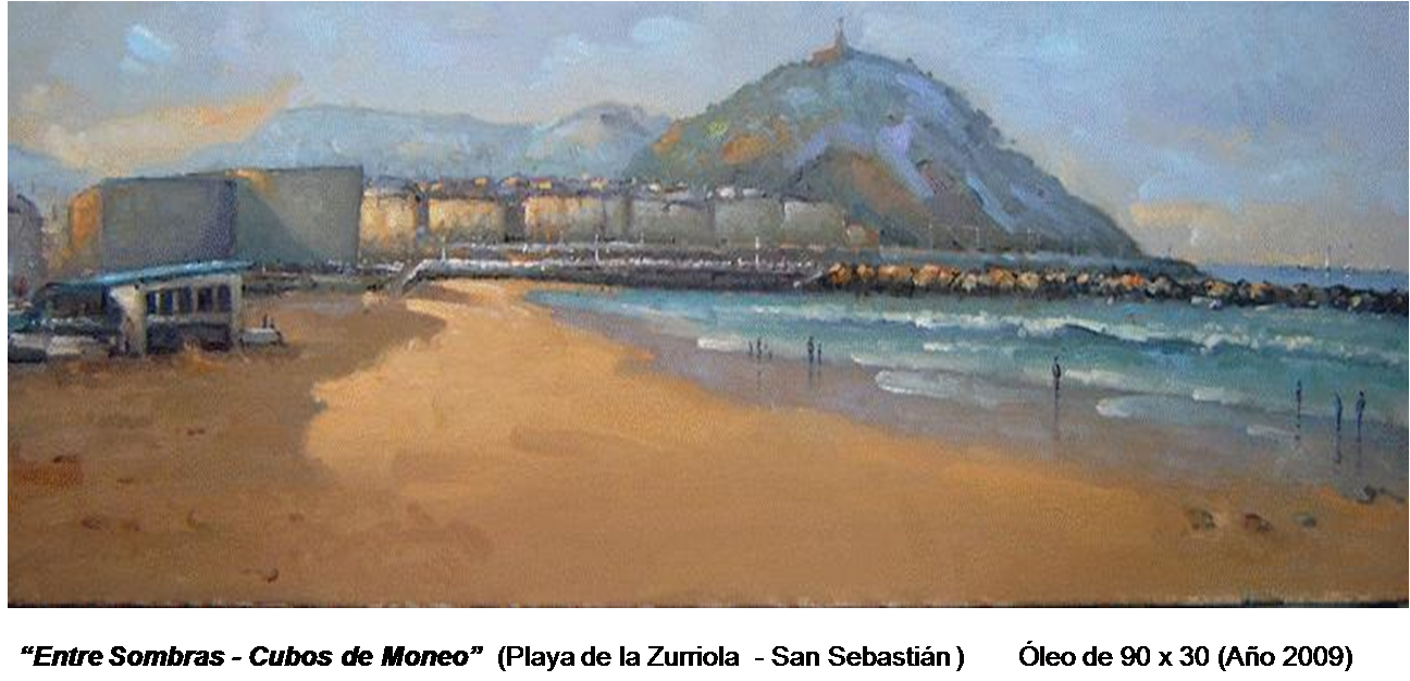 Oleo Playa de la Zurriola