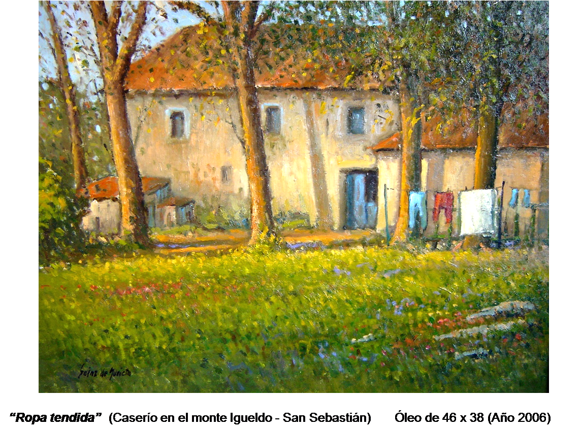 Óleo Caserio Igueldo 2006