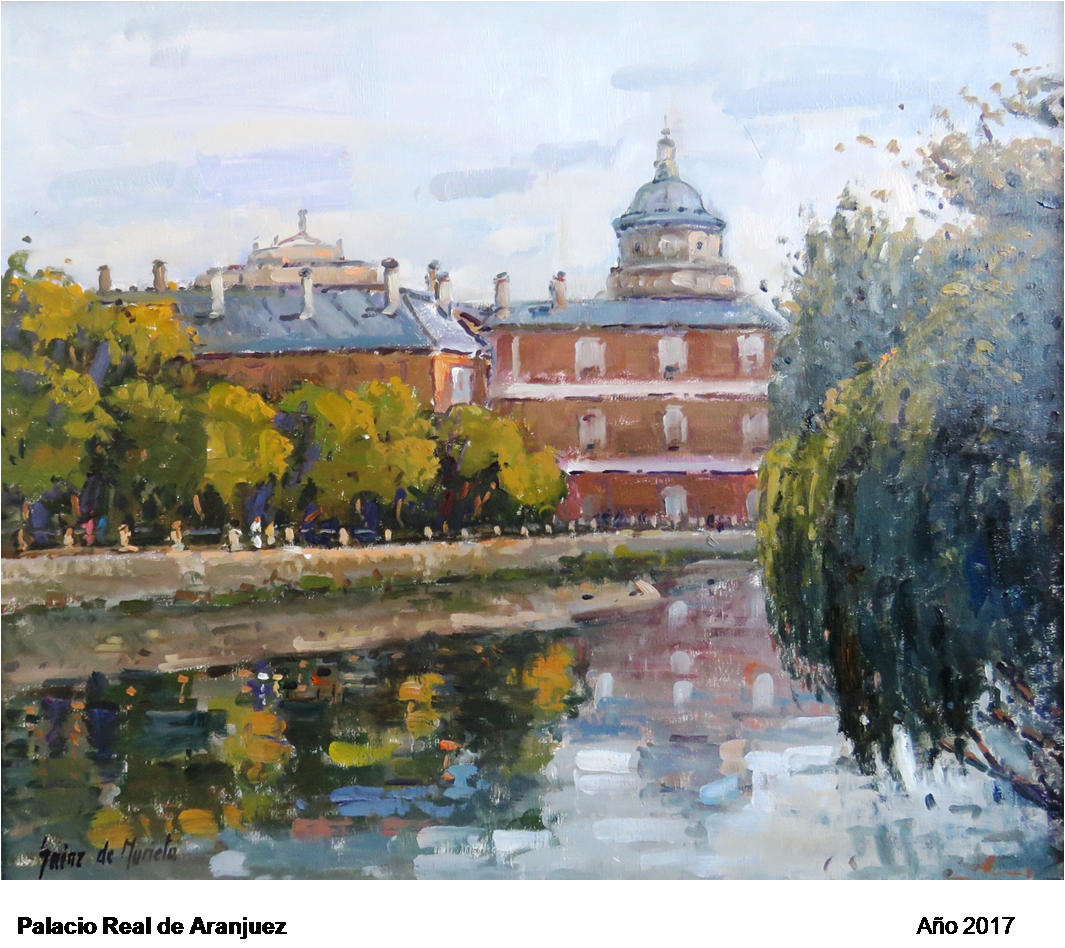 Oleo de Aranjuez Palacio Real 2017