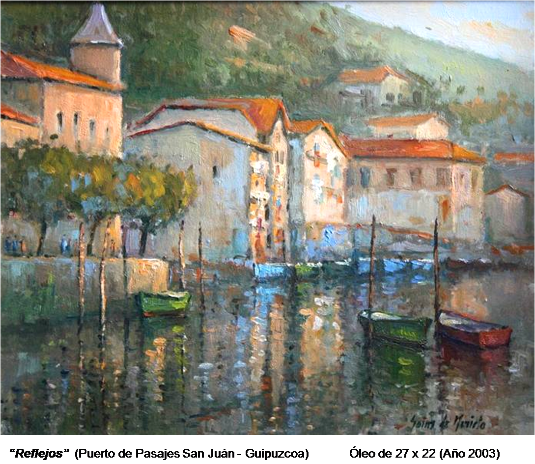 Óleo Reflejos Pasajes San Juan 2003